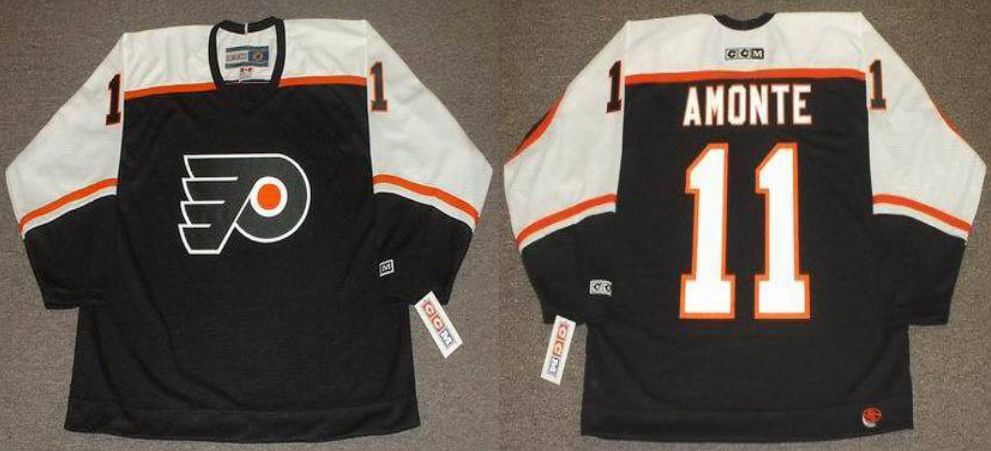 2019 Men Philadelphia Flyers #11 Amonte Black CCM NHL jerseys->philadelphia flyers->NHL Jersey